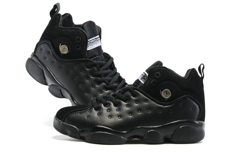 New Air Jordan Team 2 GS All Black Shoes For Sale